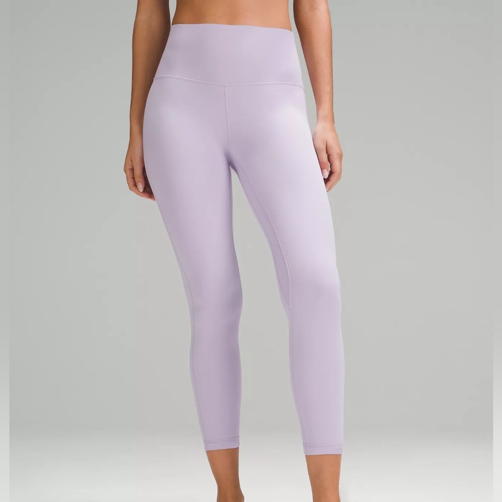 NWT Lululemon Align High Rise Pants 25", Lilac Ether, Size 2